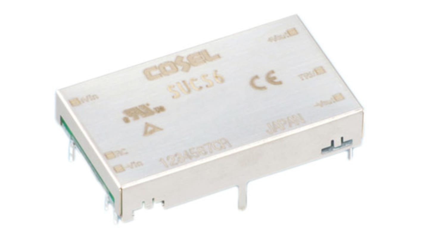 Cosel DC-DC Converter, 5V dc/ 1A Output, 4.5 → 9 V dc Input, 6W, Through Hole, +85°C Max Temp -40°C Min Temp