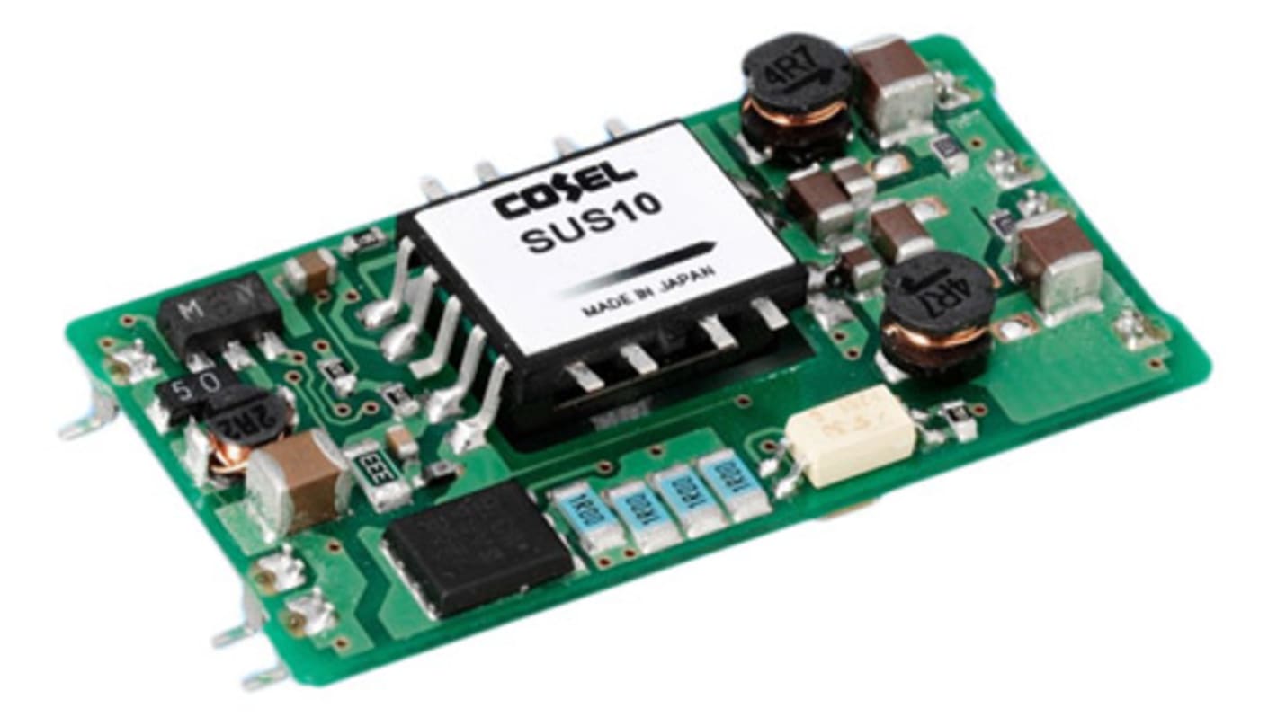 Cosel DC-DC Converter, 5V dc/ 2A Output, 9 → 18 V dc Input, 10W, Surface Mount, +85°C Max Temp -40°C Min Temp