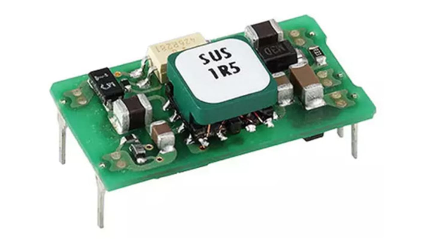 Cosel DC-DC Converter, 15V dc/ 100mA Output, 4.5 → 9 V dc Input, 1.5W, Through Hole, +85°C Max Temp -40°C Min