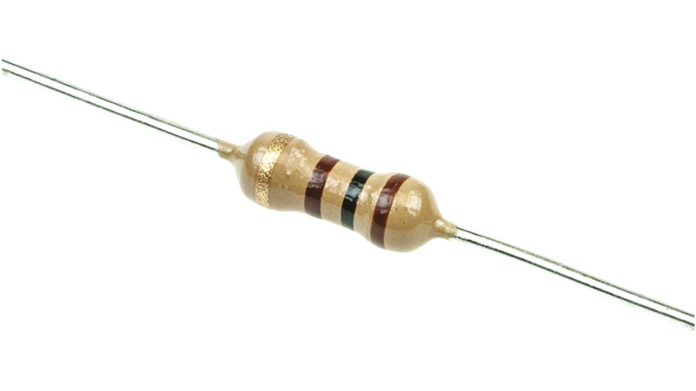 TE Connectivity 100Ω Carbon Film Resistor 0.33W ±5% CFR25J100R