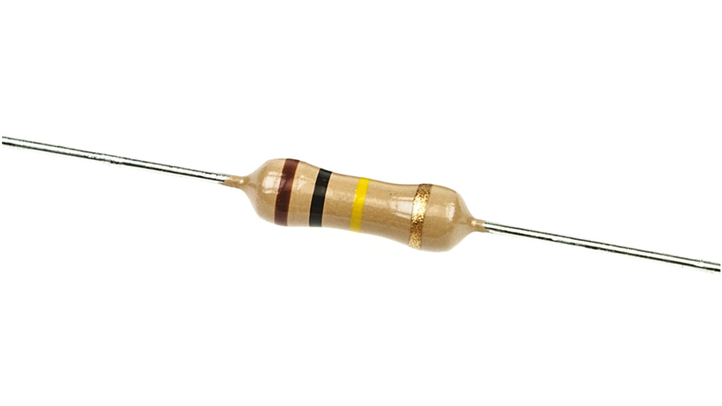 TE Connectivity 100kΩ Carbon Film Resistor 0.5W ±5% CFR50J100K