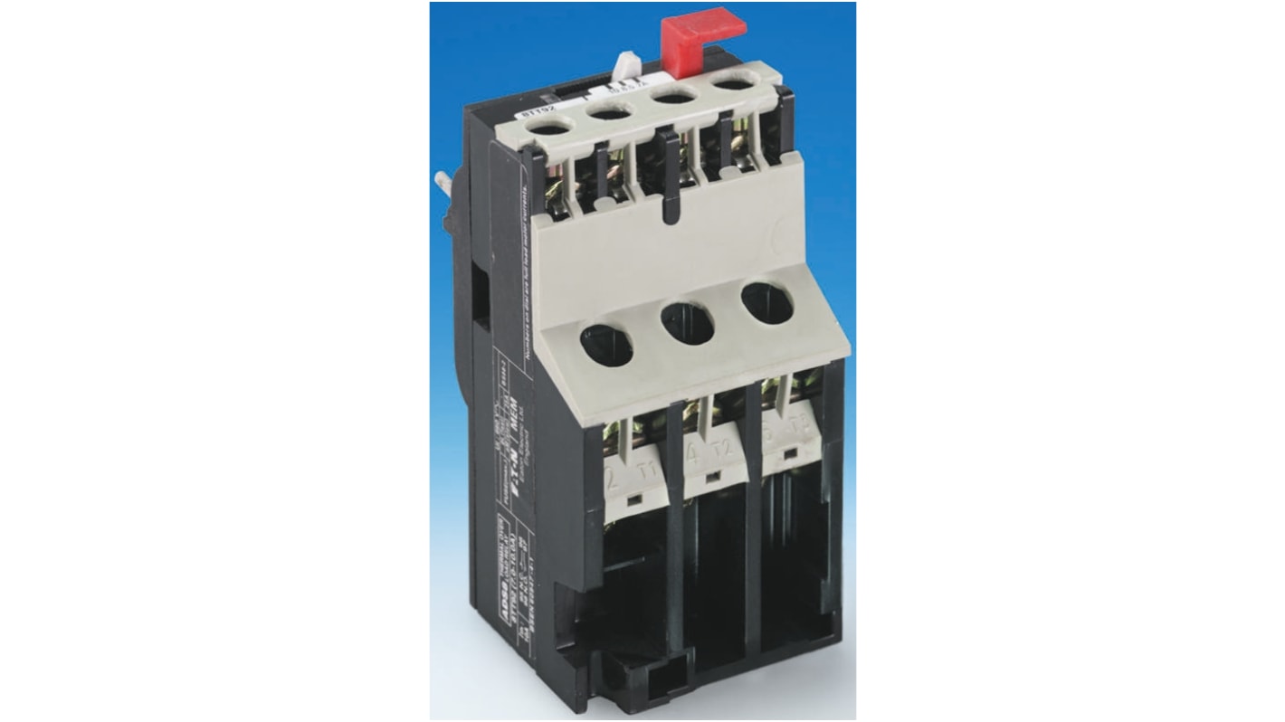 Eaton ADS8 Overload Relay 1NO + 1NC, 6.9 → 10.4 A F.L.C, 10.4 A Contact Rating, 5.5 kW