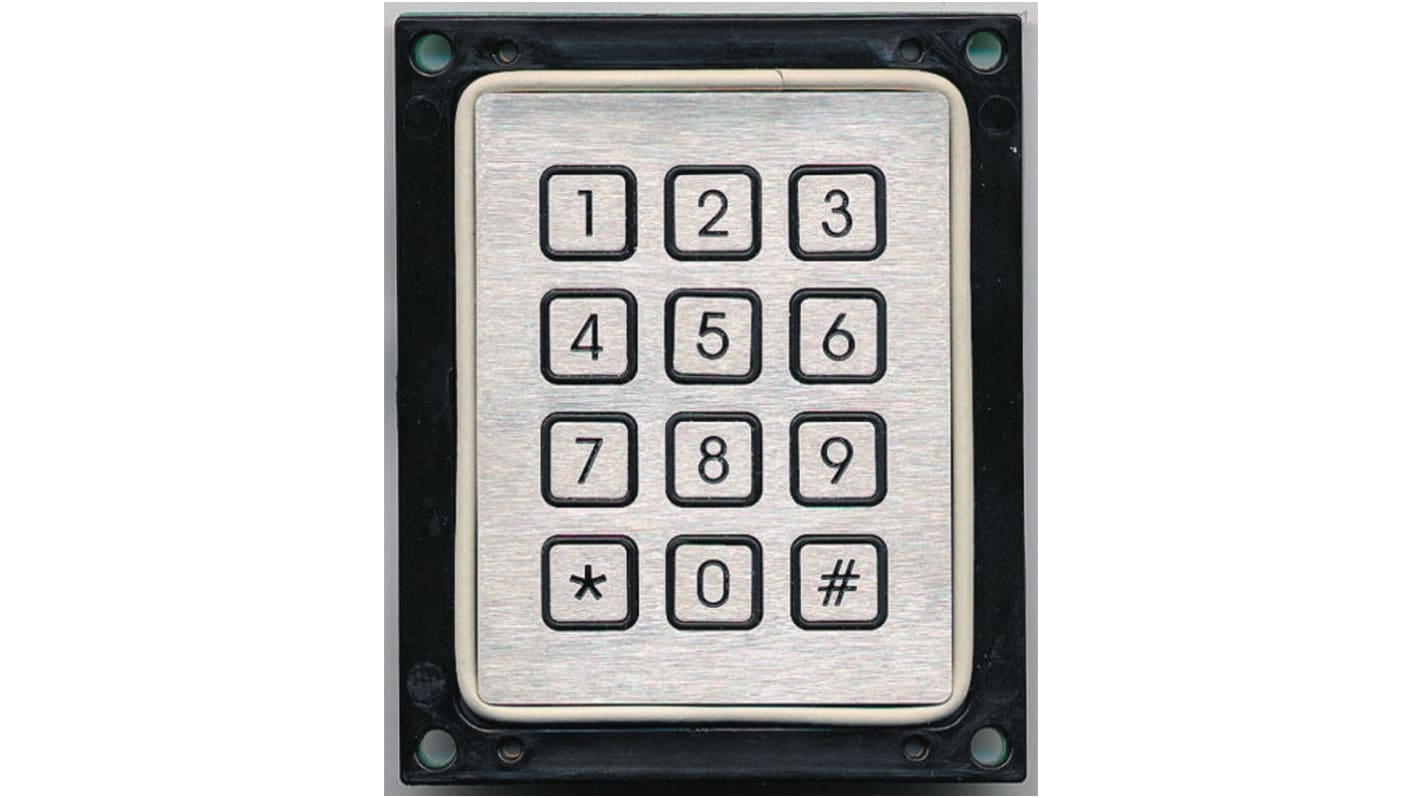 Klawiatura ze stali nierdzewnej IP65 12 Key