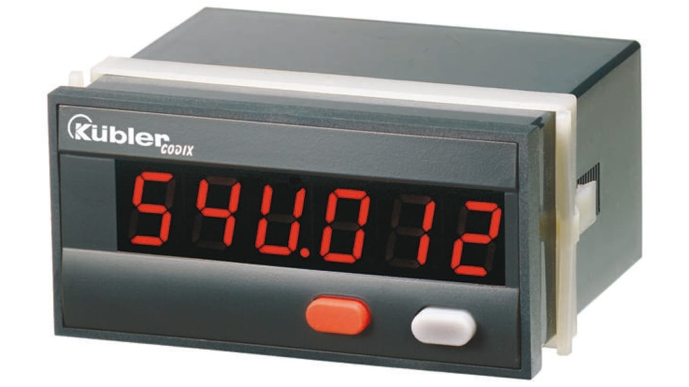 Kübler CODIX 54U Counter, 6 Digit, 60kHz, 90 → 260 V ac