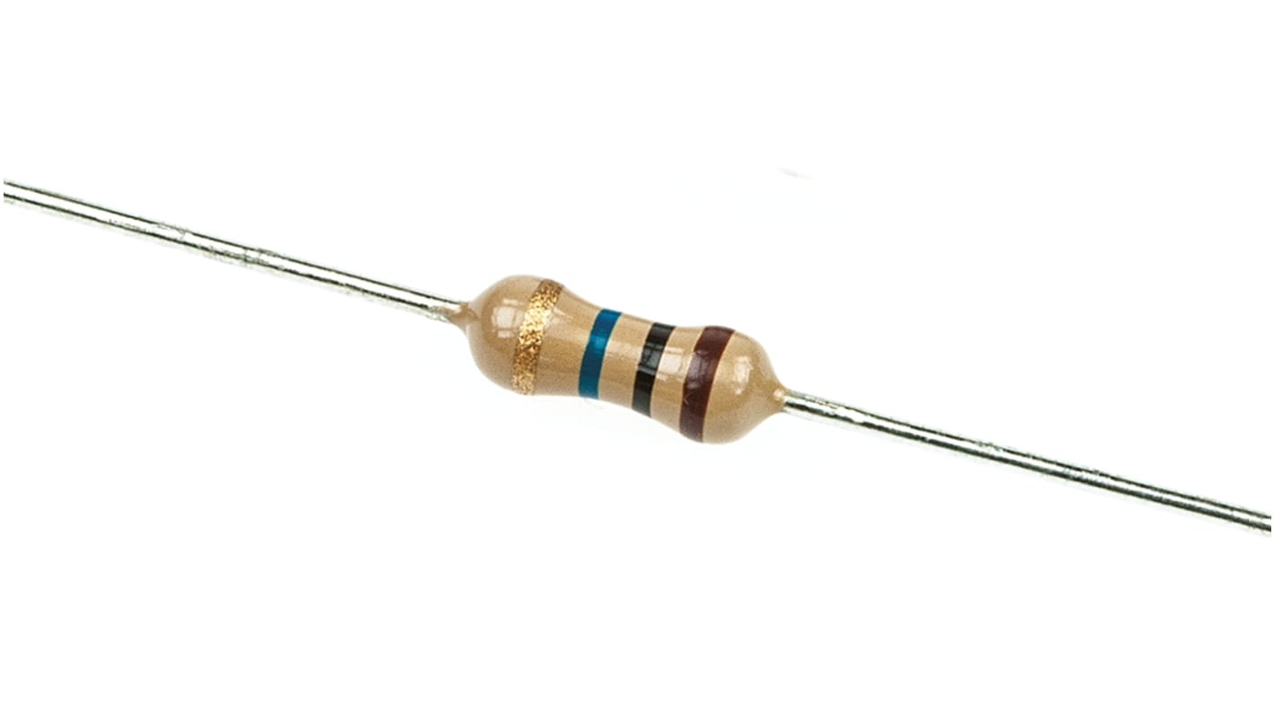 TE Connectivity 10MΩ Carbon Film Resistor 0.33W ±5% CFR25J10M