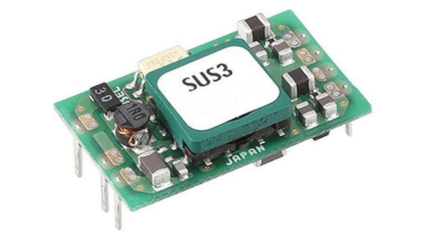 Cosel DC-DC Converter, 12V dc/ 250mA Output, 4.5 → 9 V dc Input, 3W, Through Hole, +85°C Max Temp -40°C Min Temp