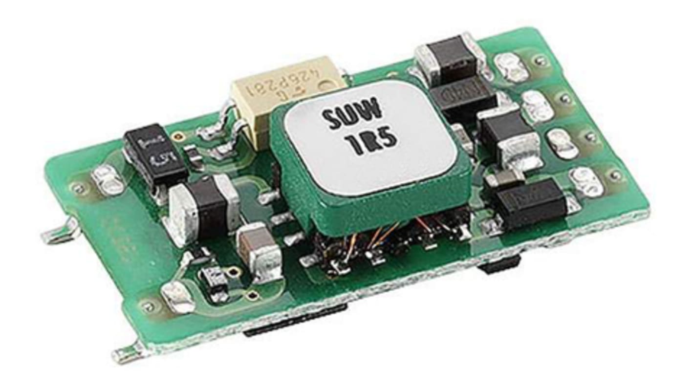 Cosel DC-DC Converter, ±12V dc/ 65mA Output, 9 → 18 V dc Input, 1.56W, Surface Mount, +85°C Max Temp -40°C Min