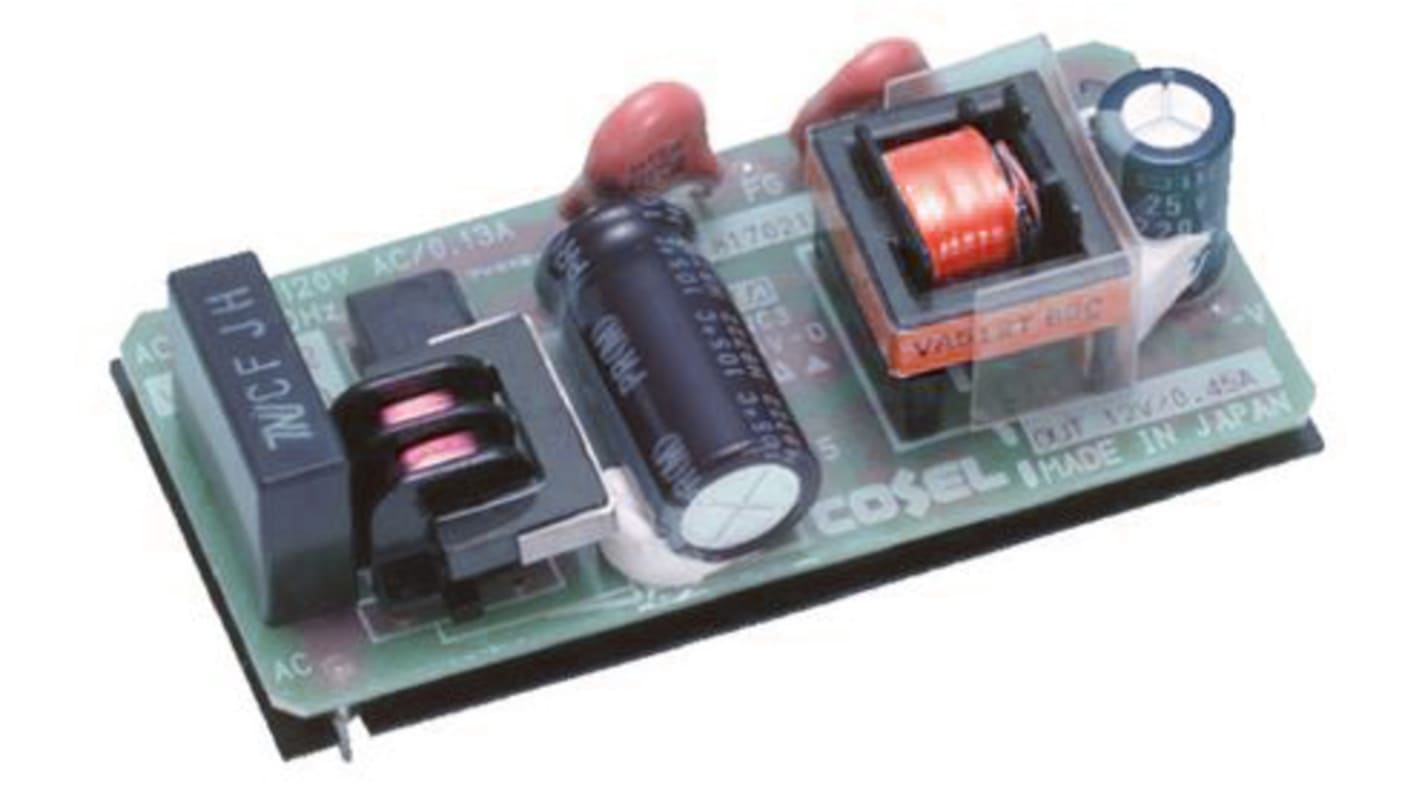 コーセル 組み込みスイッチング電源 12V dc 450mA 5.4W VAA512