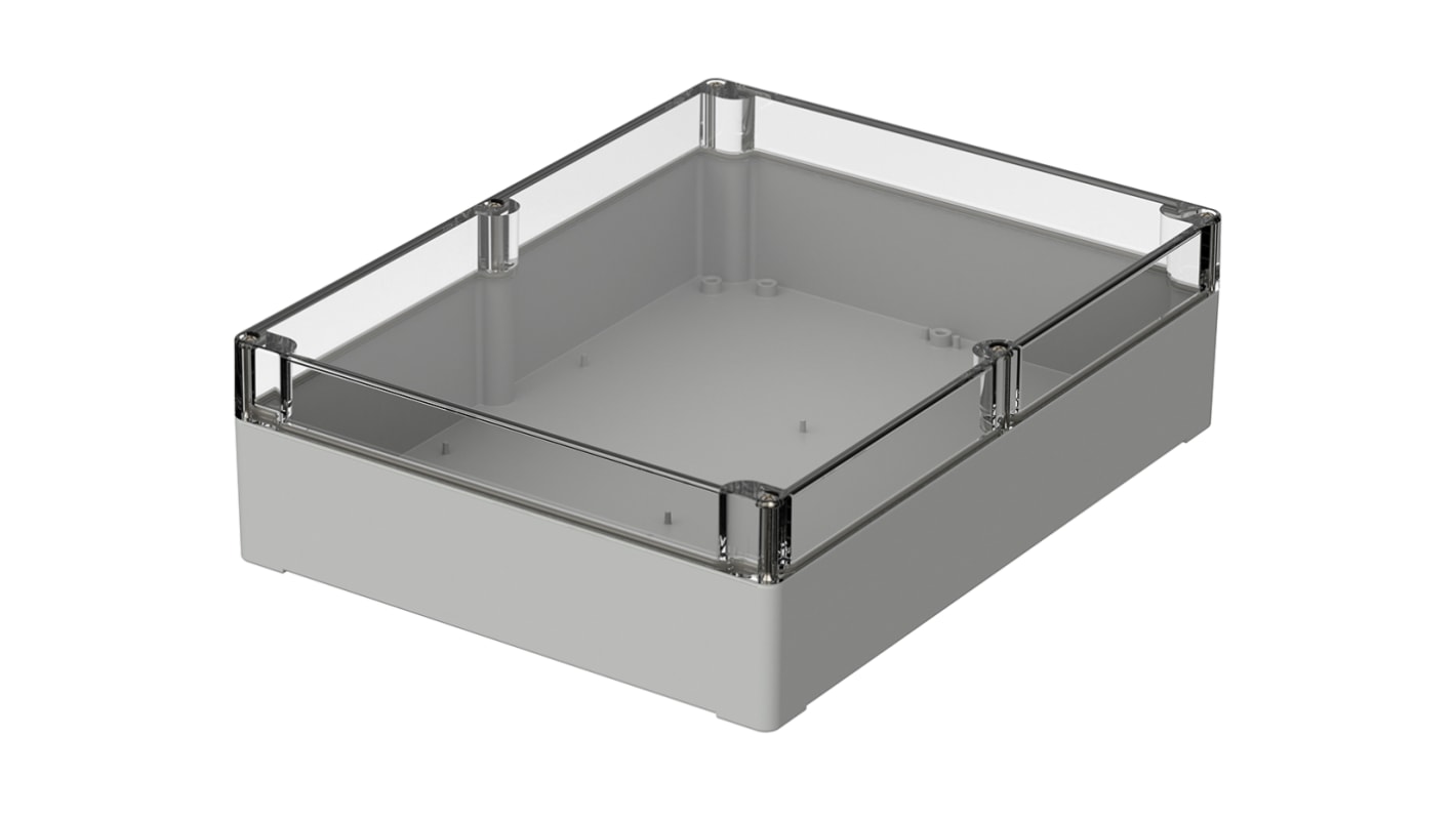 Caja Bopla de Policarbonato Gris claro, 300 x 230 x 85mm, IP66