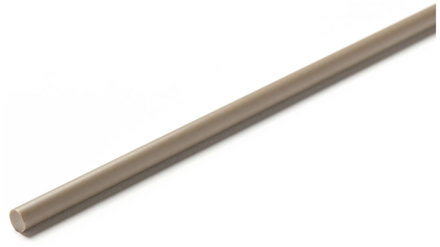 RS PRO White Acetal Rod, 1m x 60mm Diameter