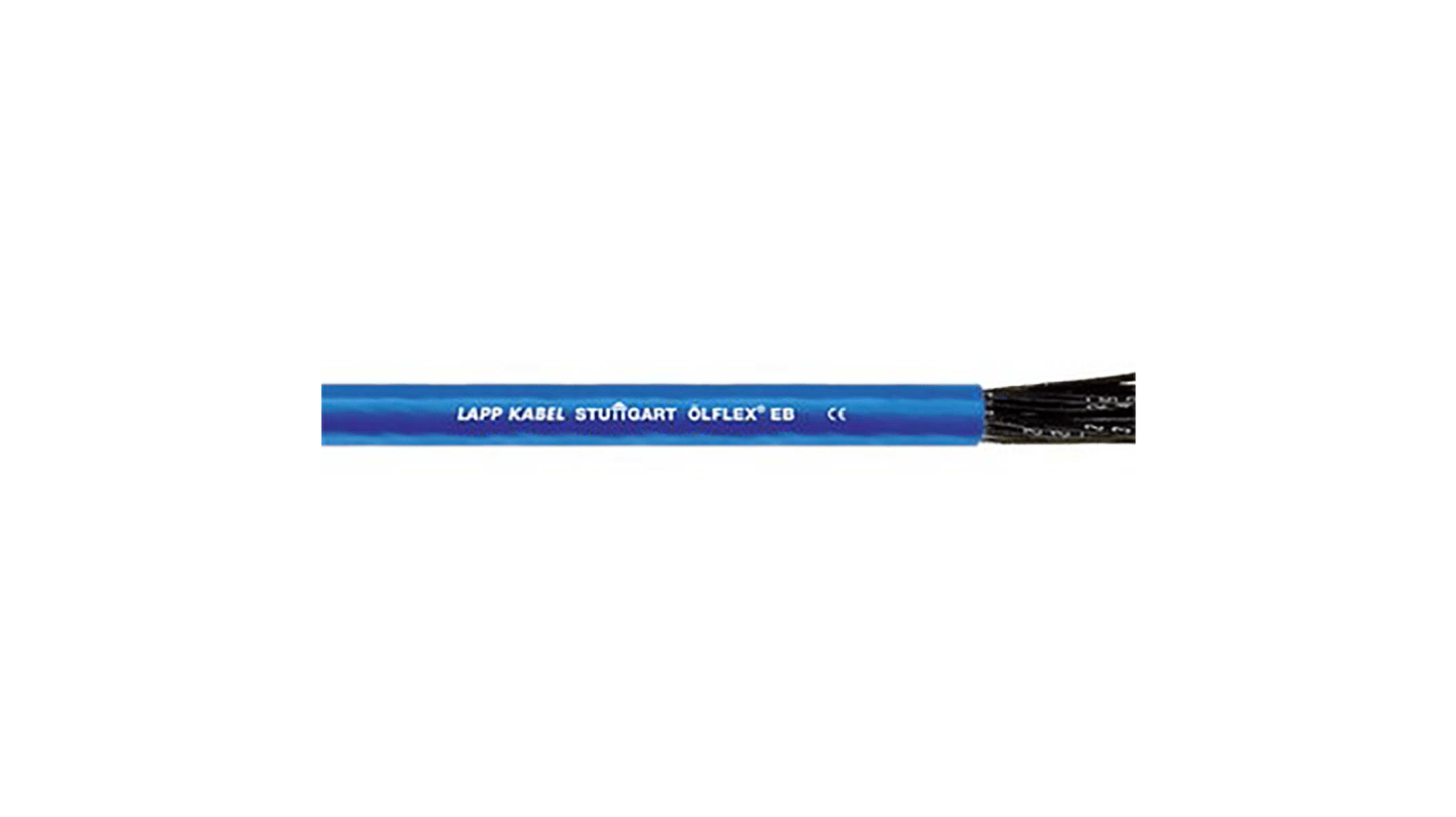 Lapp ÖLFLEX EB Control Cable, 2 Cores, 0.75 mm², YY, Unscreened, 50m, Blue PVC Sheath, 18 AWG