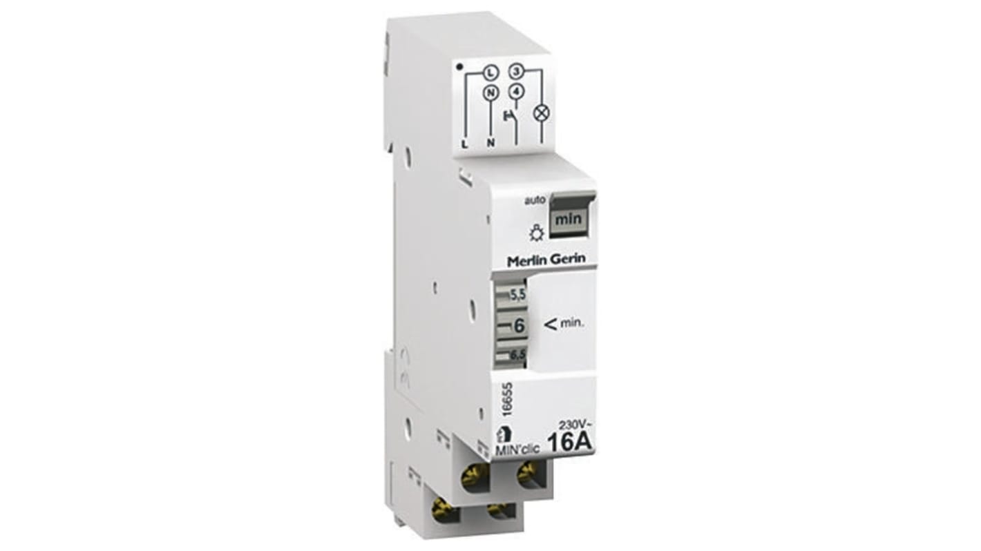 Timer Relay Schneider Electric, Guida DIN