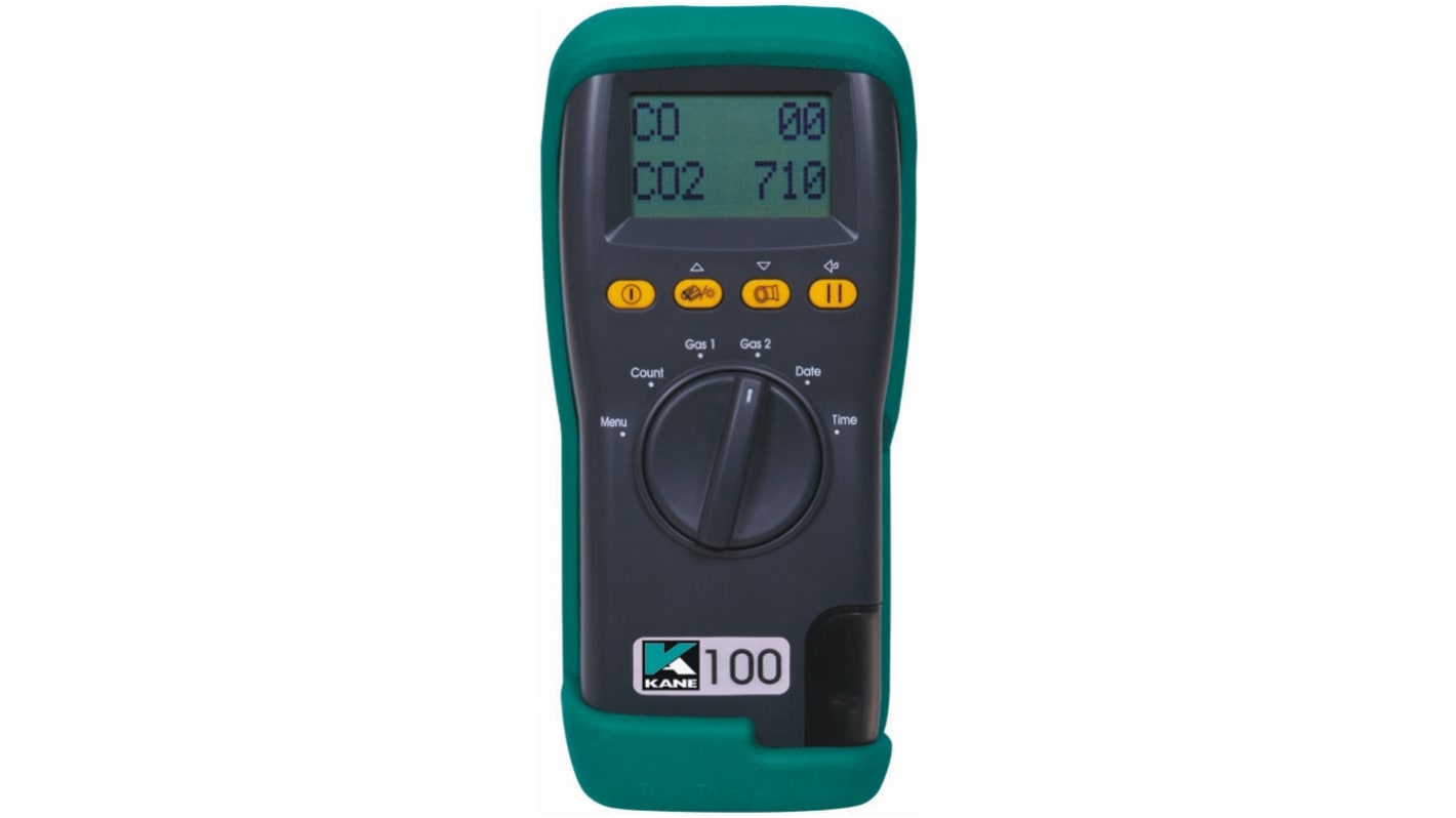 Kane Data Logging Air Quality Monitor, 1ppm, ±10%, Battery-Powered