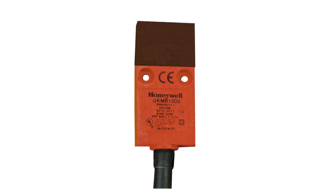 Interruptor de Bloqueo de Seguridad Honeywell GKMB16, Cable, 2, 2NC, 1 A, 50V, 50V, 2NC, Fibra de vidrio, Llave, IP66,