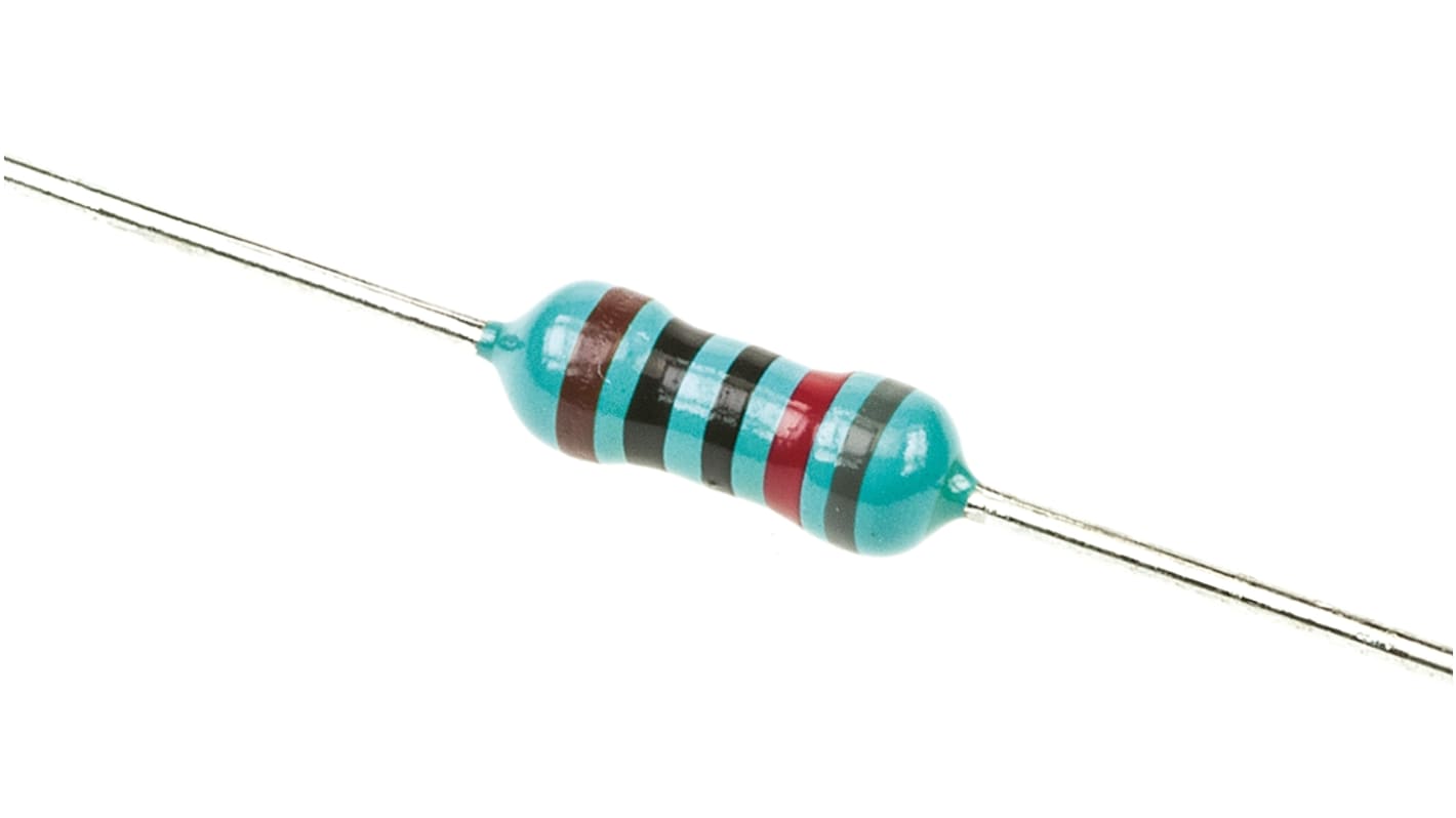 TE Connectivity 820Ω Metal Film Resistor 0.6W ±1% LR1F820R