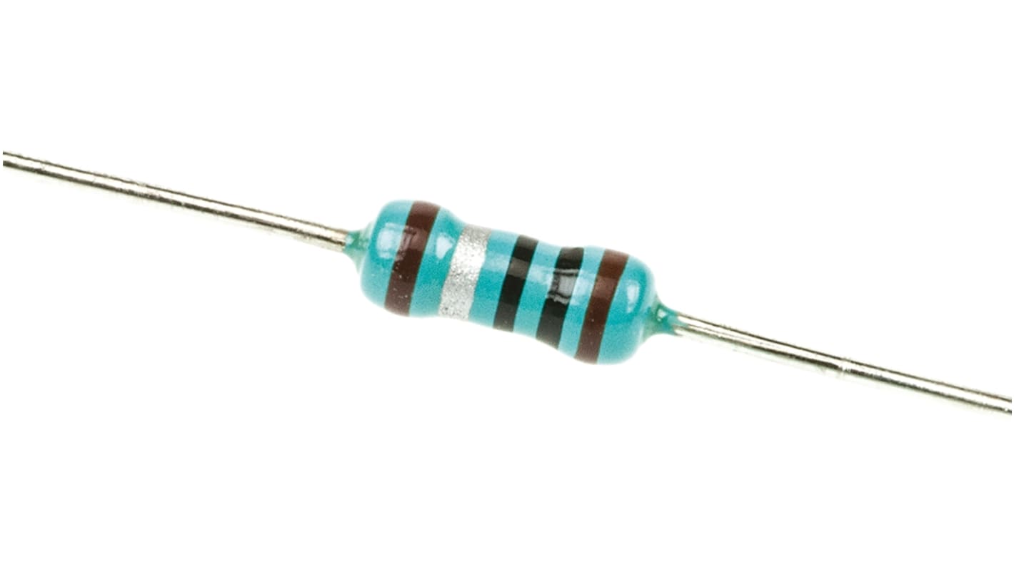 TE Connectivity 1Ω Metal Film Resistor 0.6W ±1% LR1F1R0