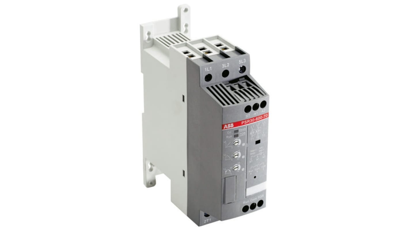 Avviatore soft-start ABB, 3 fasi, 18,5 kW, 208 → 600 V c.a., IP20