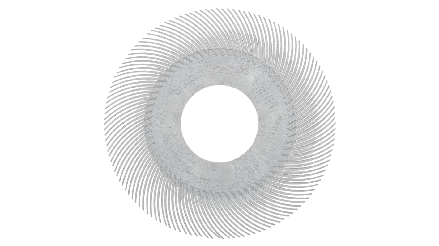 3M Cubitron Abrasive Circular Brush, 5000rpm, 150mm diameter