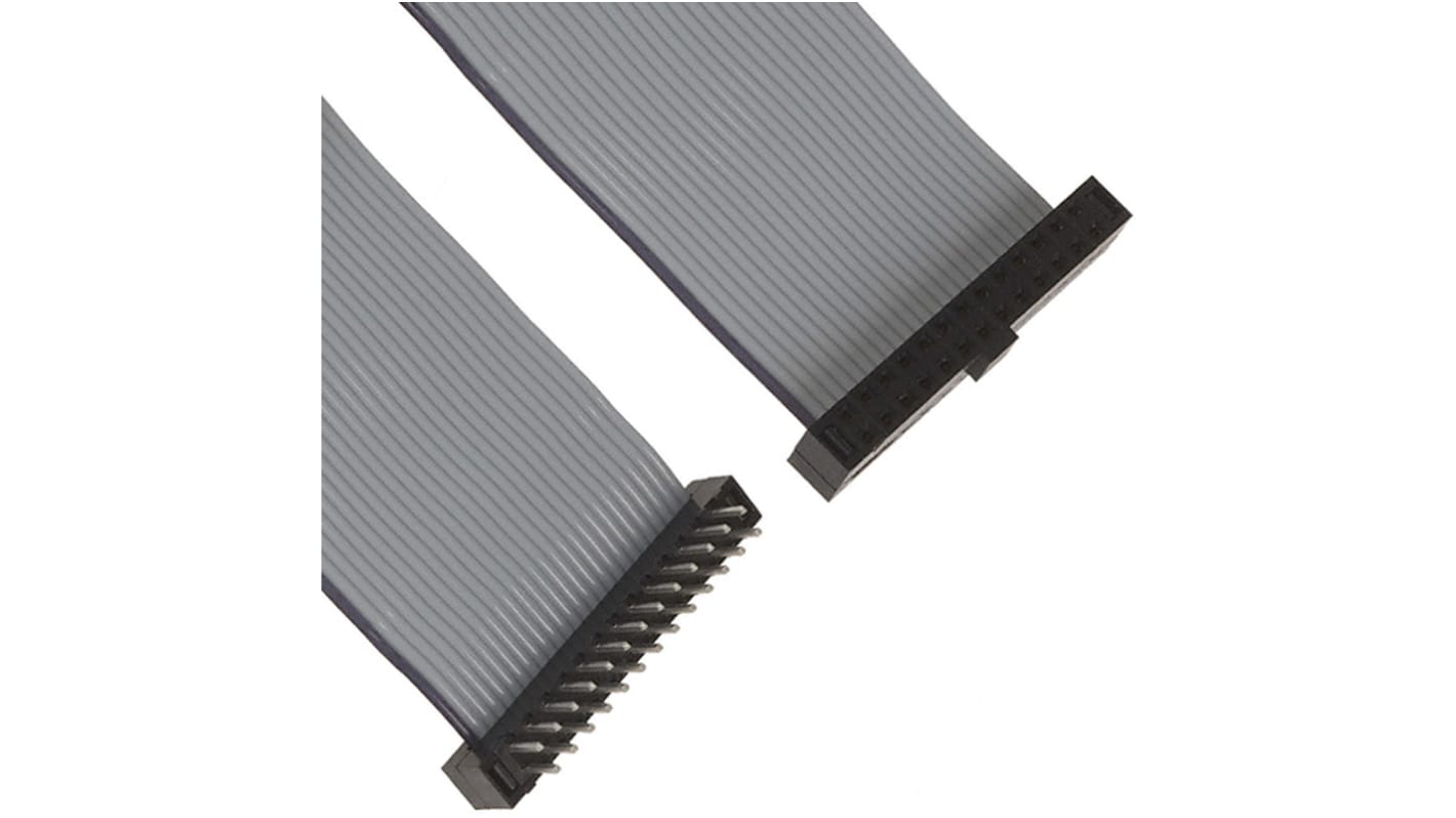 Samtec TCMD Series Flat Ribbon Cable, 2x15-Way, 2mm Pitch, 200mm Length, Tiger Eye IDC to Tiger Eye IDC