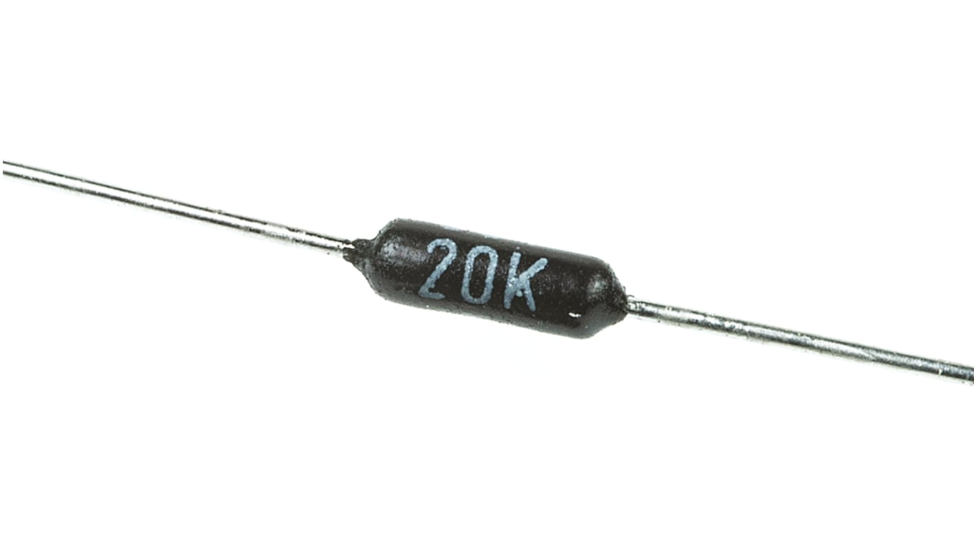 Welwyn 20kΩ Metal Film Metal Film Resistor 0.25W ±0.1% RC55Y-20KBI