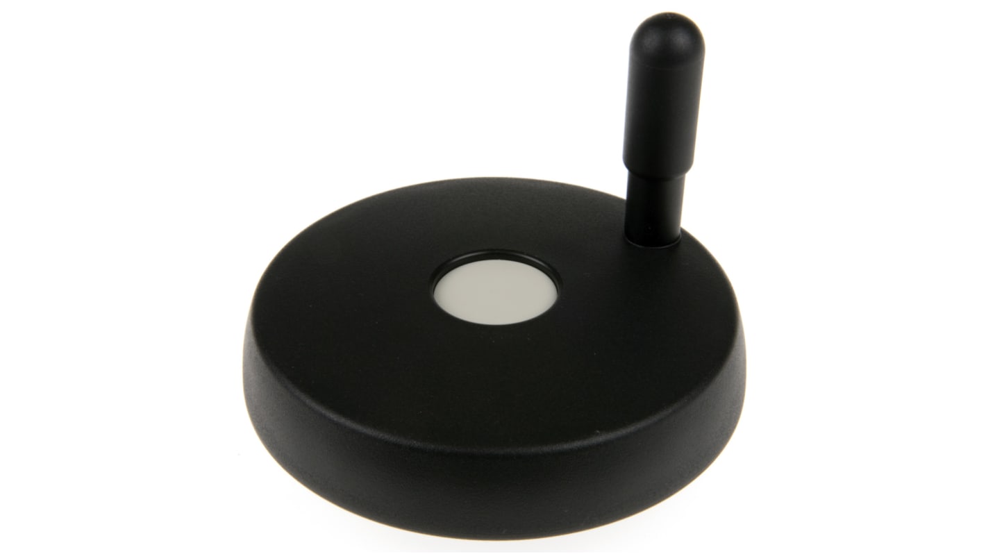 Elesa Black Technopolymer Hand Wheel, 125mm diameter