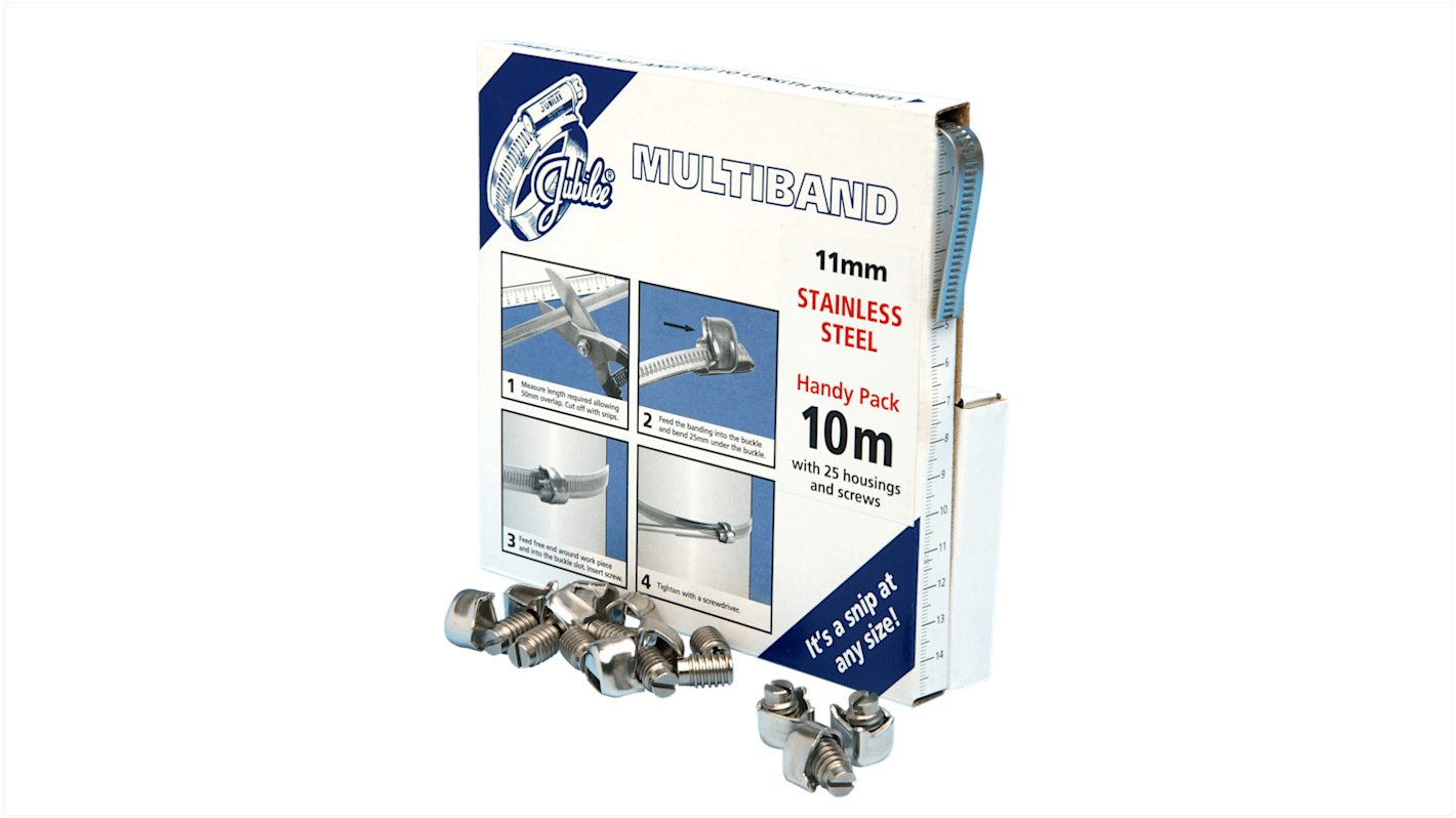 MB1806 Jubilee 25 Piece Stainless Steel Banding Handy Pack Banding