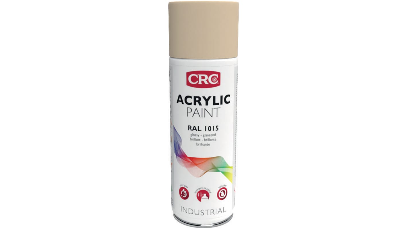 31073 Peinture aérosol CRC ACRYLIC PAINT, Beige RAL 1015 Brillant