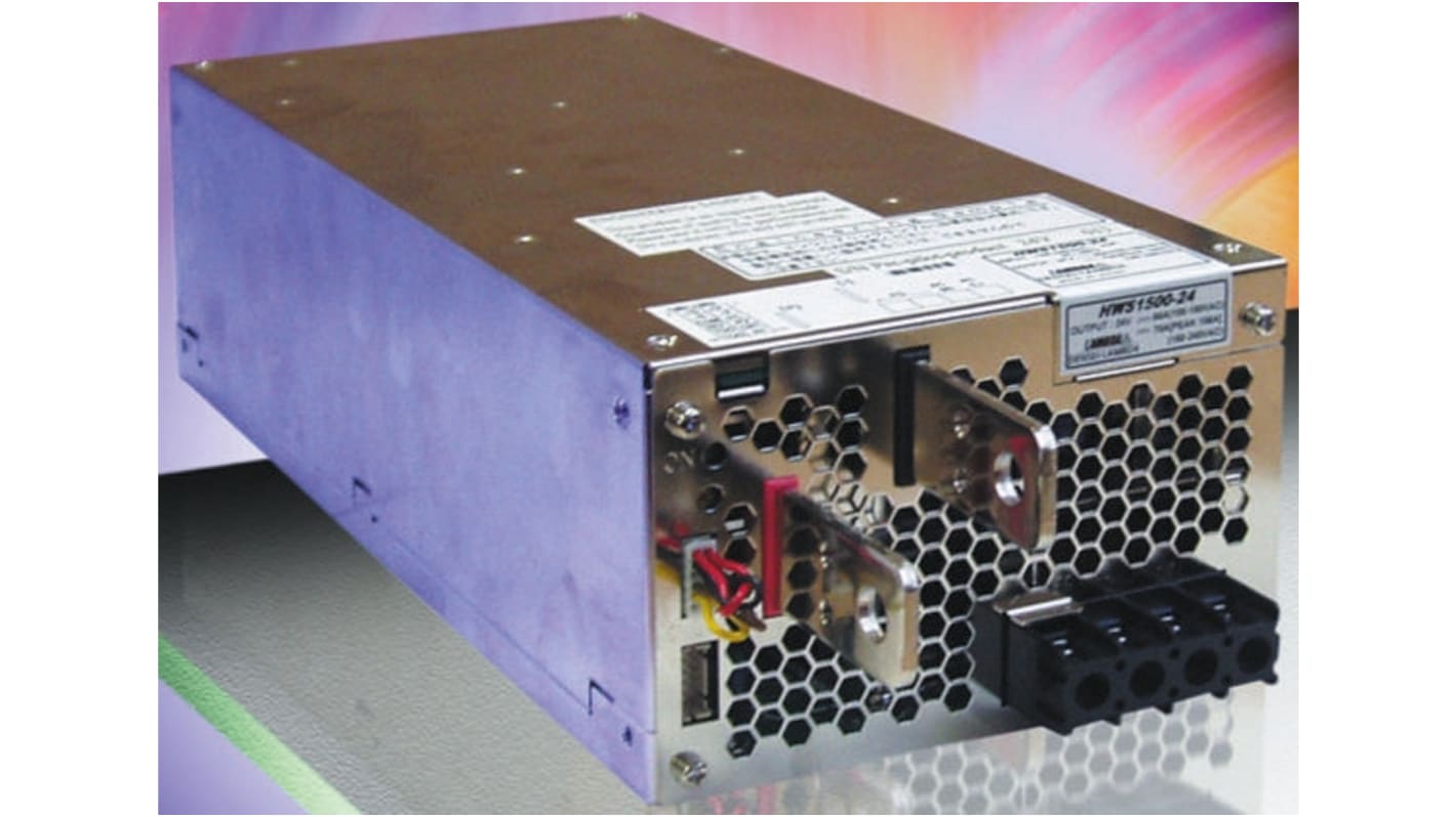 TDK-Lambda Switching Power Supply, HWS1500-12, 12V dc, 125A, 1.5kW, 1 Output, 120 → 330 V dc, 85 → 265 V