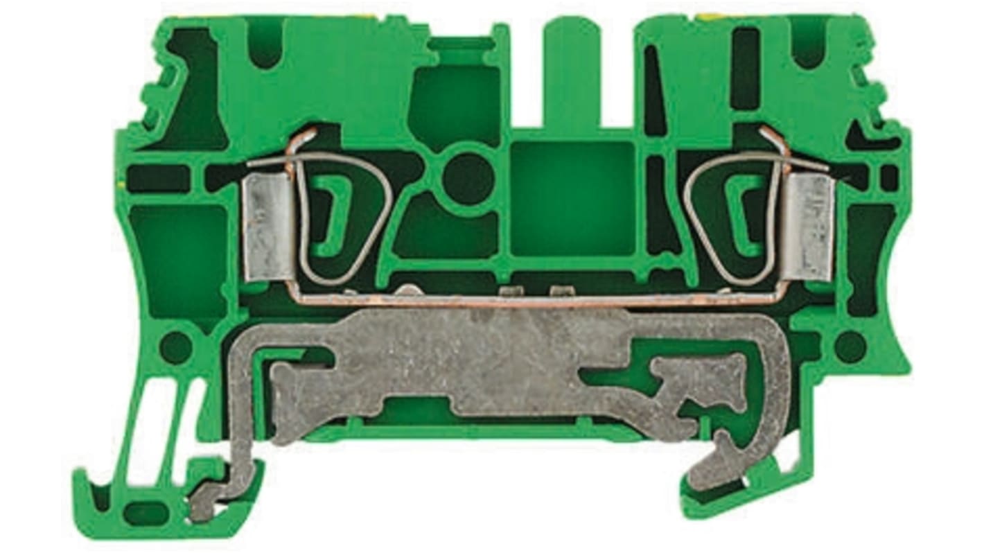 Weidmuller Non-Fues DIN Rail Terminal, 30 → 12 AWG Wire, Clamp