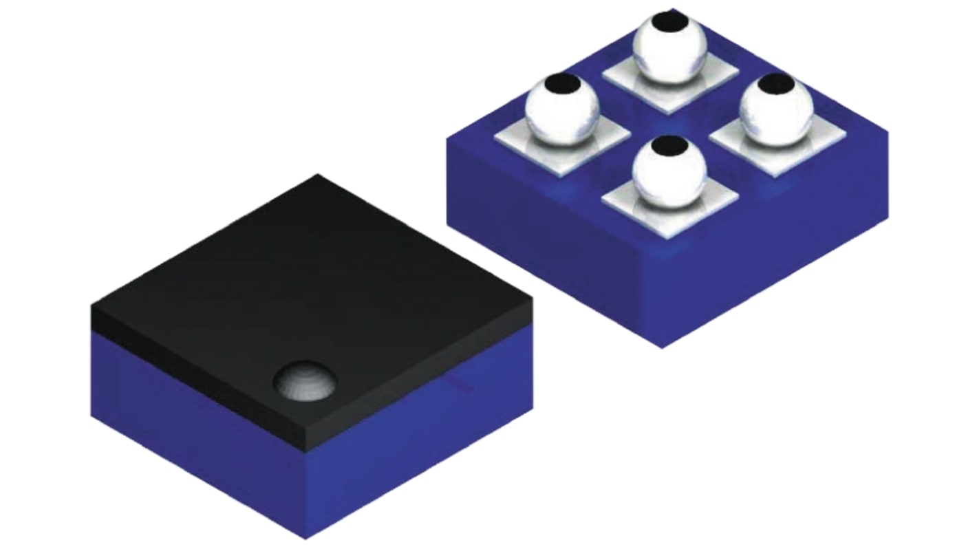 DiodesZetex Surface Mount Hall Effect Sensor, U-WLB0707, 4-Pin