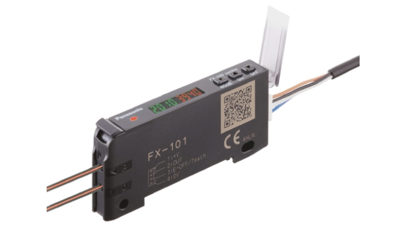 Capteur pour fibre optique Panasonic, PNP, 12→24 V c.c.