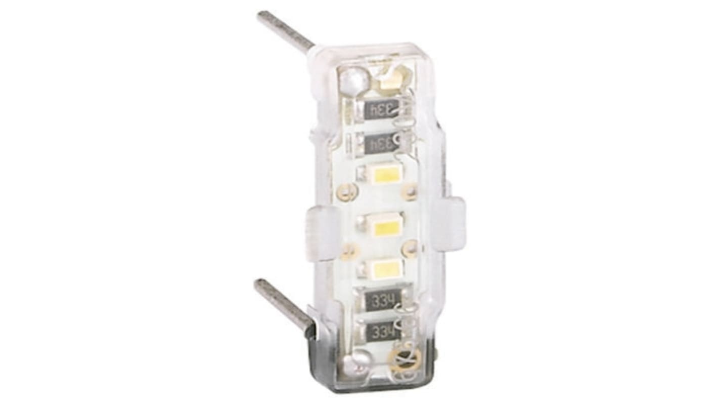 LED indikátor barva světla Bílá, objímka žárovky: dvoupinový, 230V