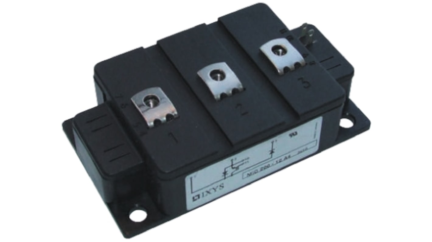 IXYS MID200-12A4 Single IGBT Module, 270 A 1200 V, 5-Pin Y3 DCB, Panel Mount