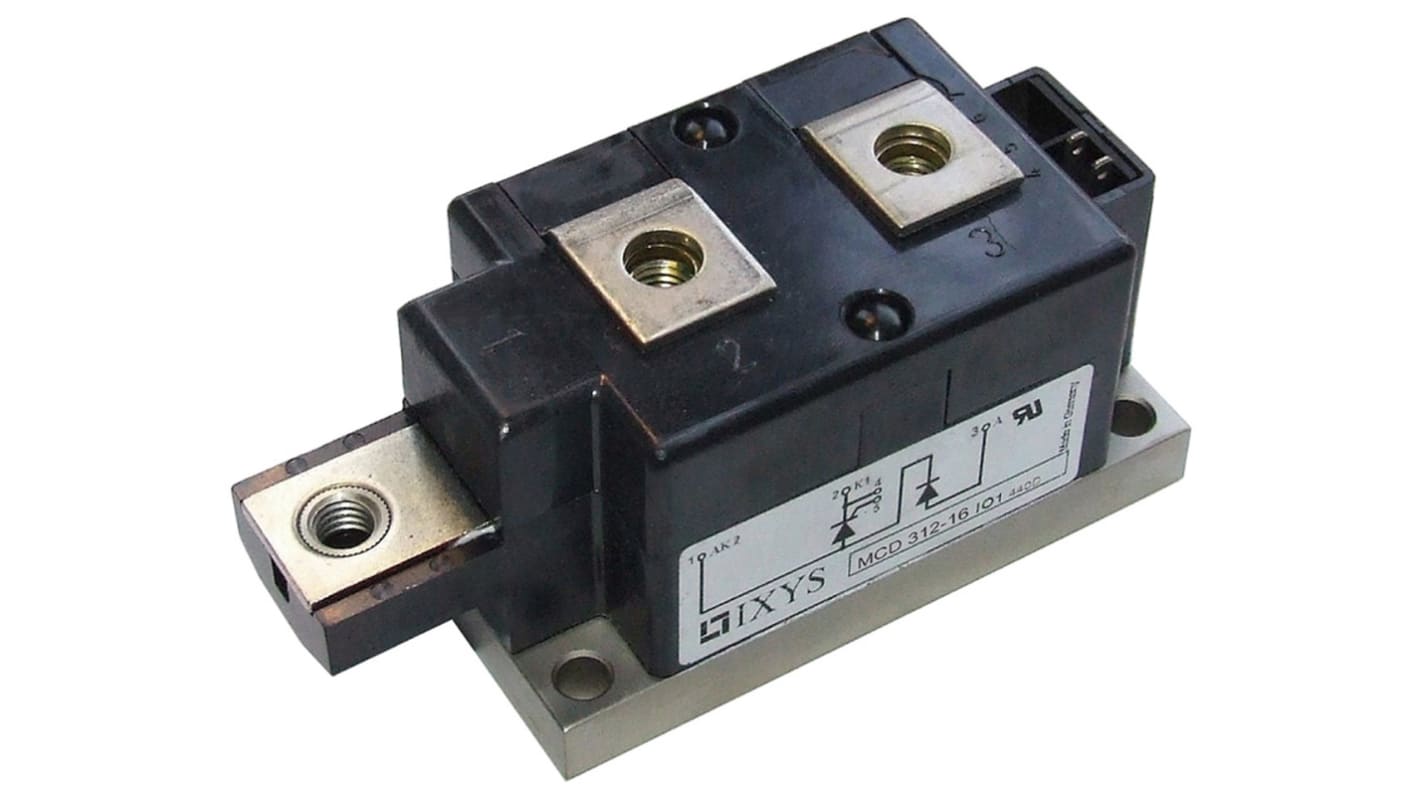 Module thyristor, MCD312-16IO1, 320A, 150mA, 1600V, Y1 CU, 5 broches