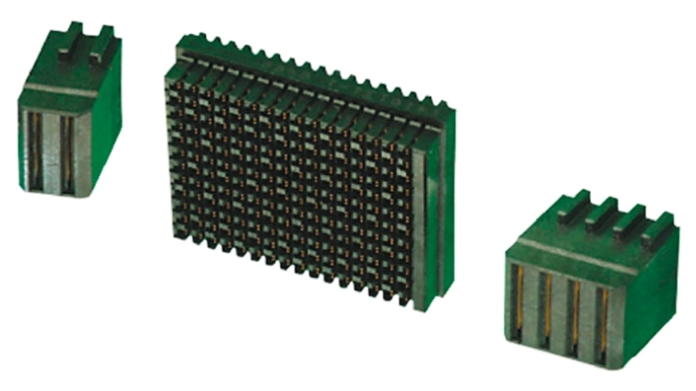 TE Connectivity MULTIGIG RT 2 Backplane-Steckverbinder Female VITA 46 Rechts, 144-polig, 9-reihig, Löten-Anschluss,