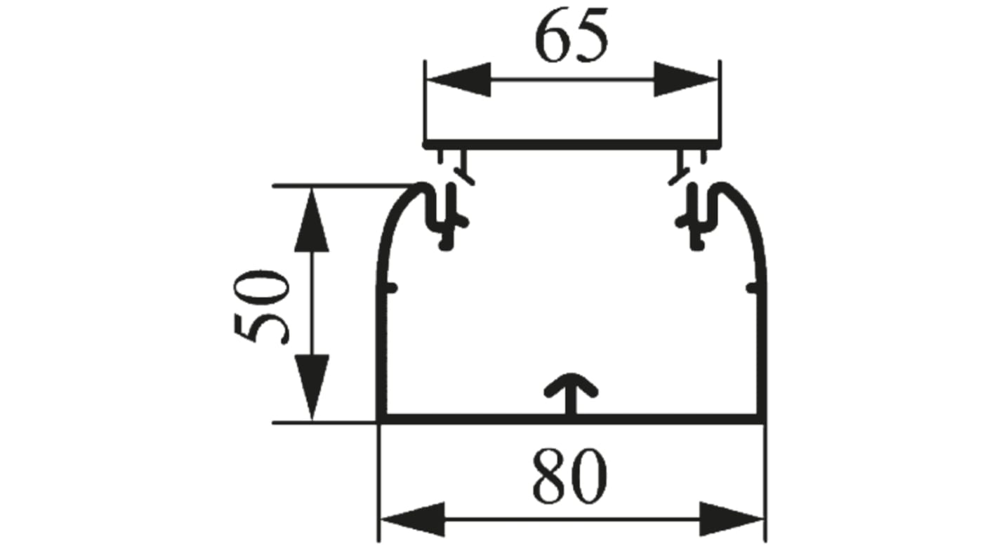 Кабель канал Легран 80х50