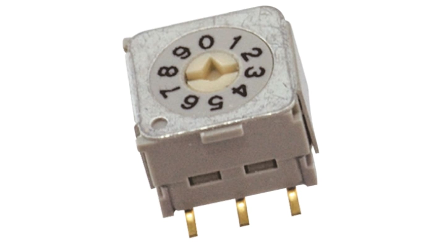 Commutateur rotatif DIP de codage NKK Switches, Traversant