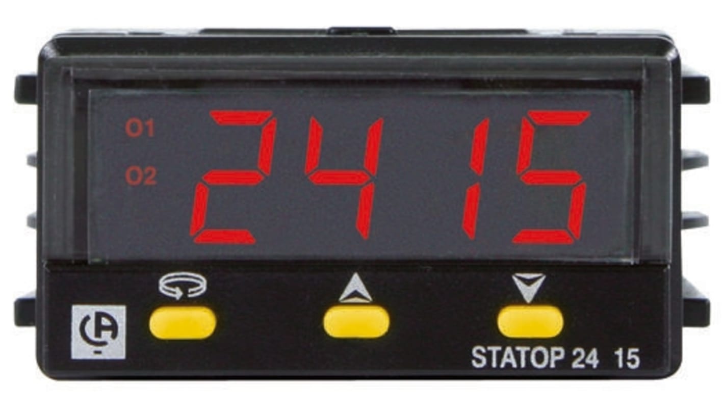 Pyro Controle STATOP 48 PID Temperature Controller, 2 Output, 90 → 260 V ac Supply Voltage