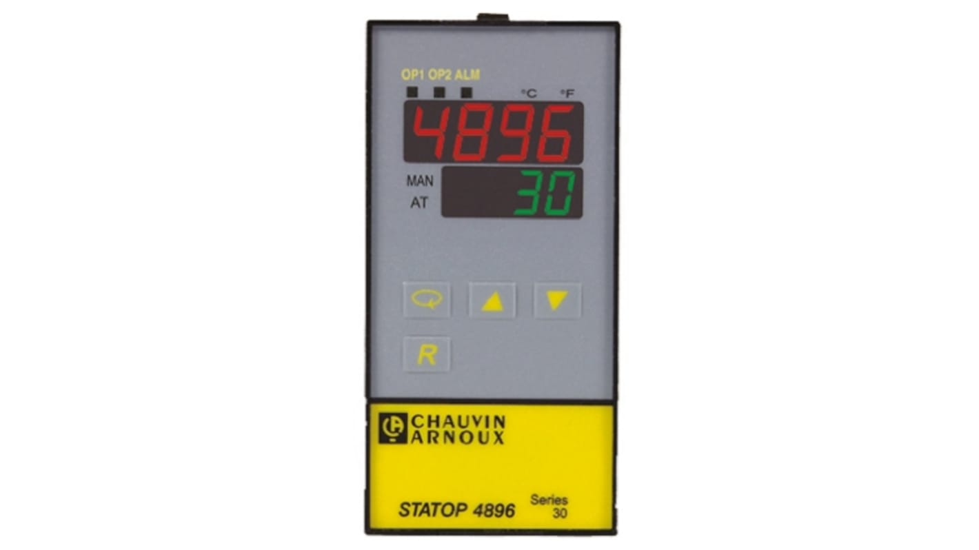 Pyro Controle STATOP 4896 PID Temperature Controller, 1 Output, 90 → 260 V ac Supply Voltage