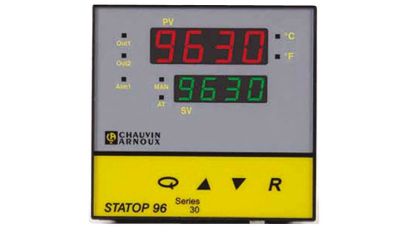 Pyro Controle STATOP 96 PID Temperaturregler, 2 x, 90 → 260 V ac