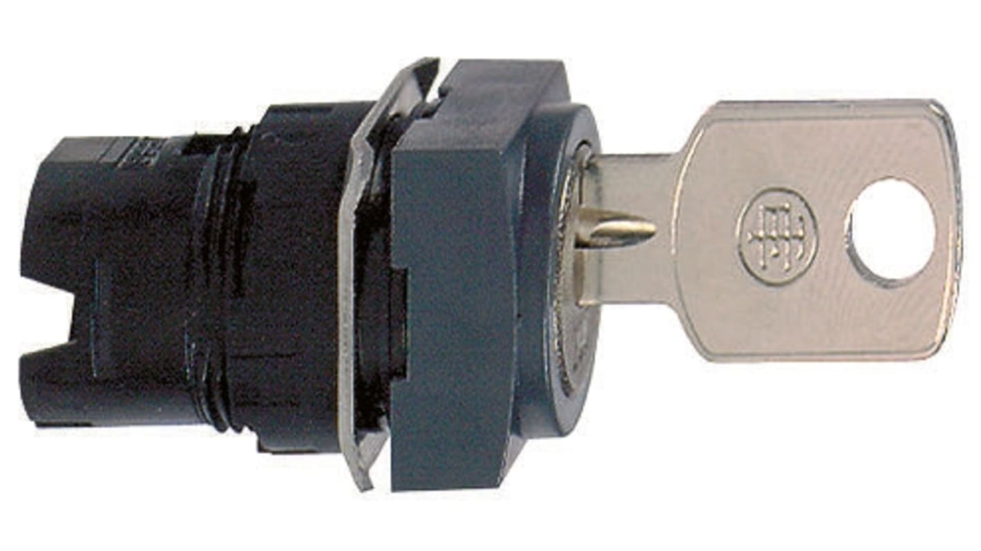 Przełącznik obrotowy kluczykowy 2-pozycyjny wycięcie: 16mm Zatrzask IP65 Schneider Electric przycisków: 2 klucz: Ronis