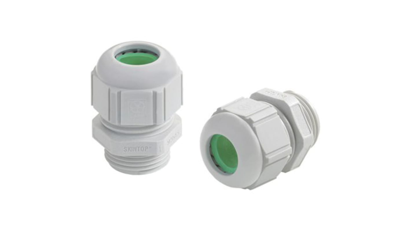 Lapp SKINTOP Series Grey Polyamide Cable Gland, M32 Thread, 11mm Min, 21mm Max, IP68