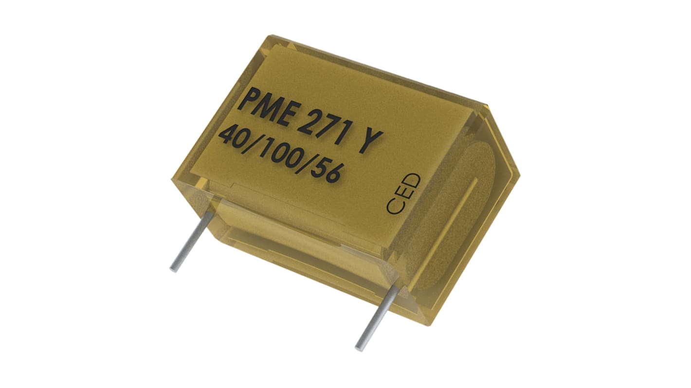 KEMET PME271 Paper Capacitor, 250V ac, ±20%, 4.7nF, Through Hole