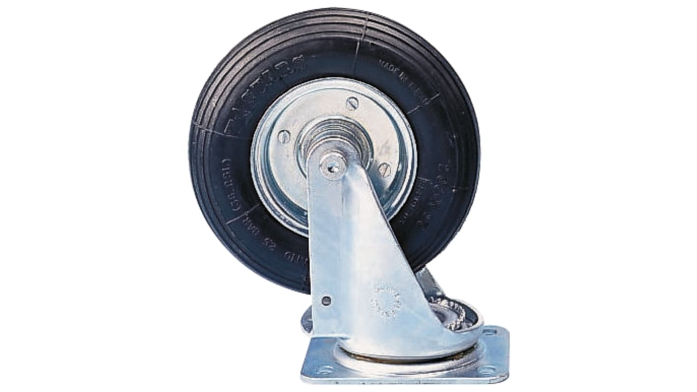 RS PRO Swivel Castor Wheel, 150kg Capacity, 260mm Wheel