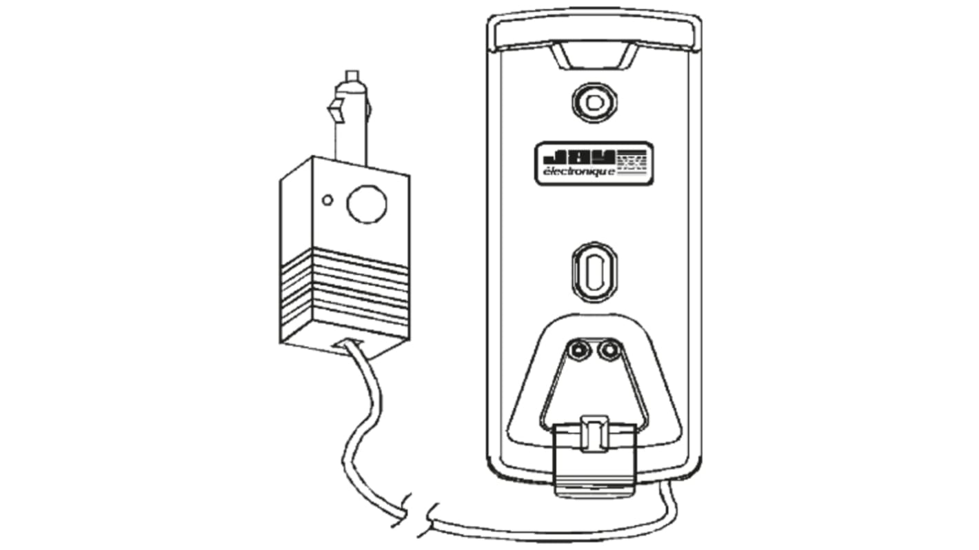 Unité de chargeur (prise du véhicule 12 V) Jay Electronique, à utiliser avec Emetteur multifonction OREL