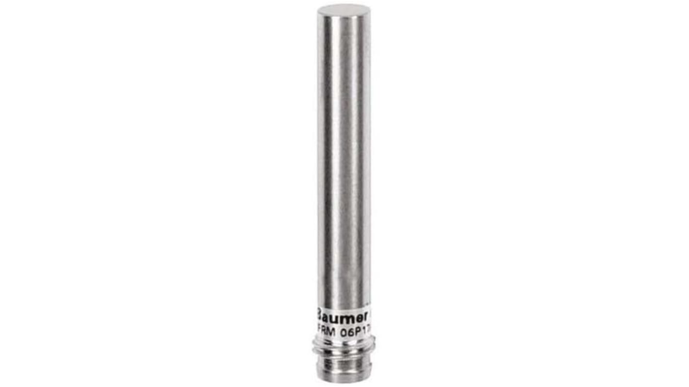 Baumer Inductive Barrel-Style Proximity Sensor, 2 mm Detection, Analogue Output, 15 → 30 V dc, IP67