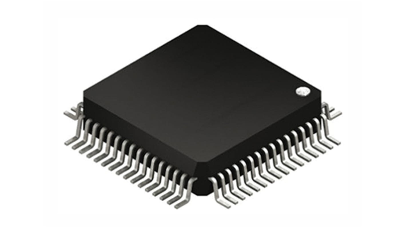 WIZnet Inc W7100A-64QFN, Ethernet Controller, 10 Mbps, 100 Mbps MDI/MDIX, UART, 3.3 V dc, 64-Pin QFN