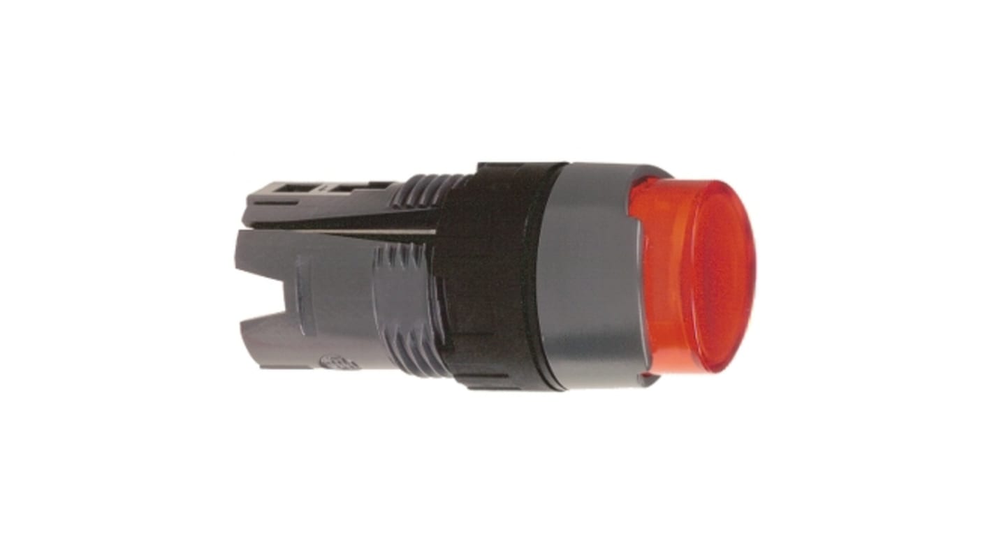 Schneider Electric Harmony XB6 Series Red Illuminated Spring Return Push Button Head, 16mm Cutout, IP65