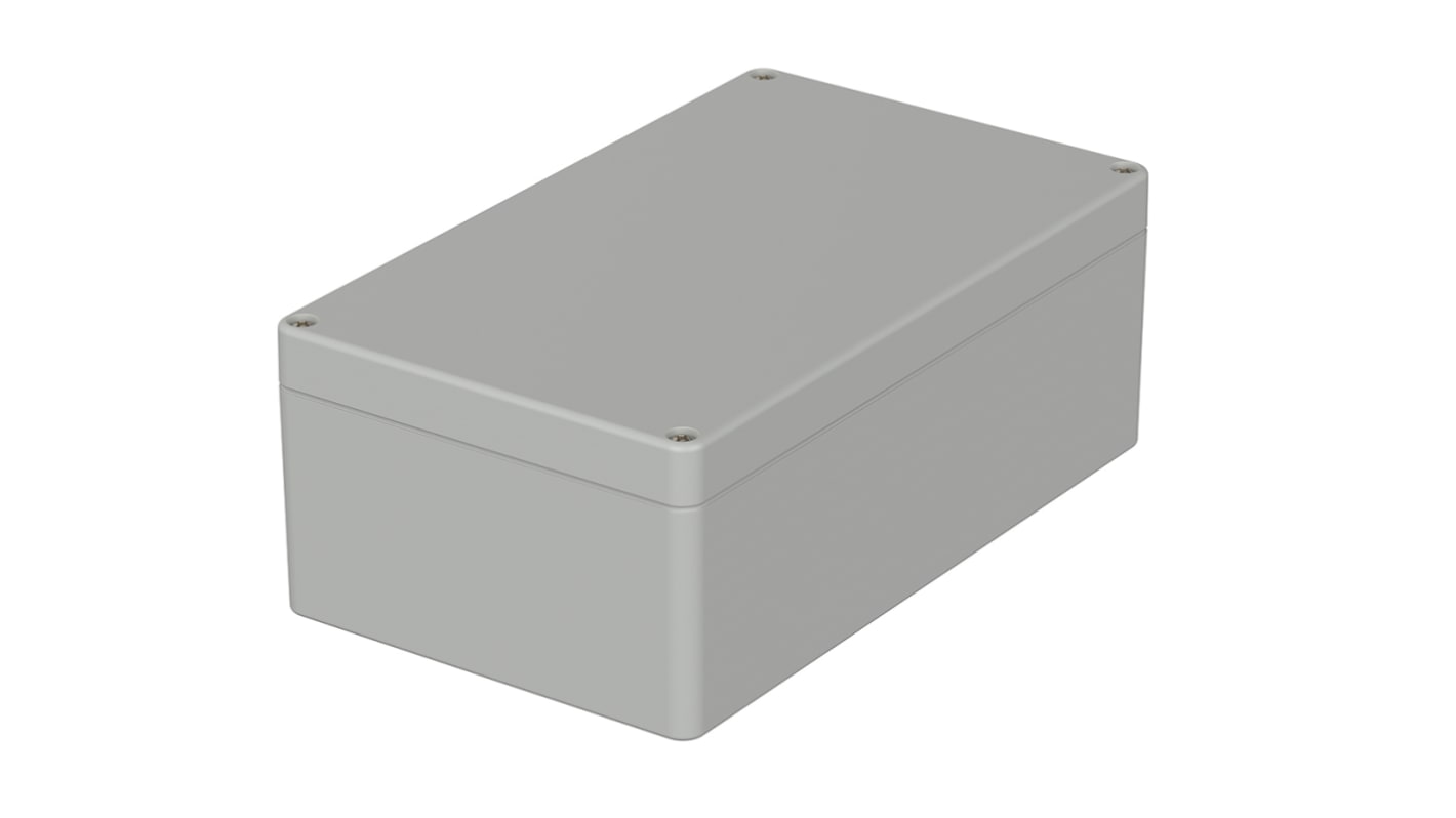 Bopla Euromas Series Light Grey ABS Enclosure, IP66, Light Grey Lid, 200 x 120 x 75mm