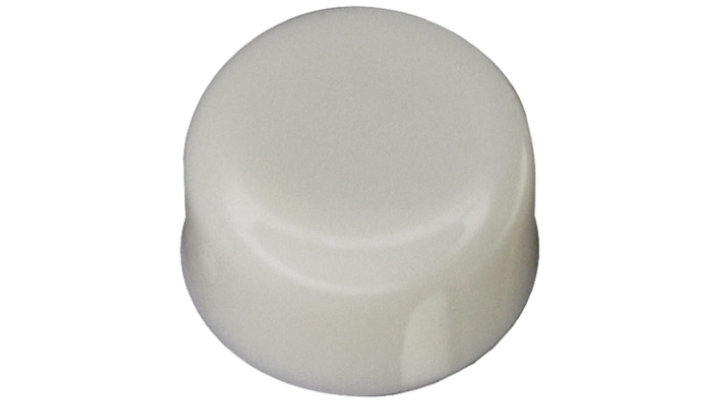 Copal Electronics White Push Button Cap for Use with CFPA Series, FP Series, SMAP Series